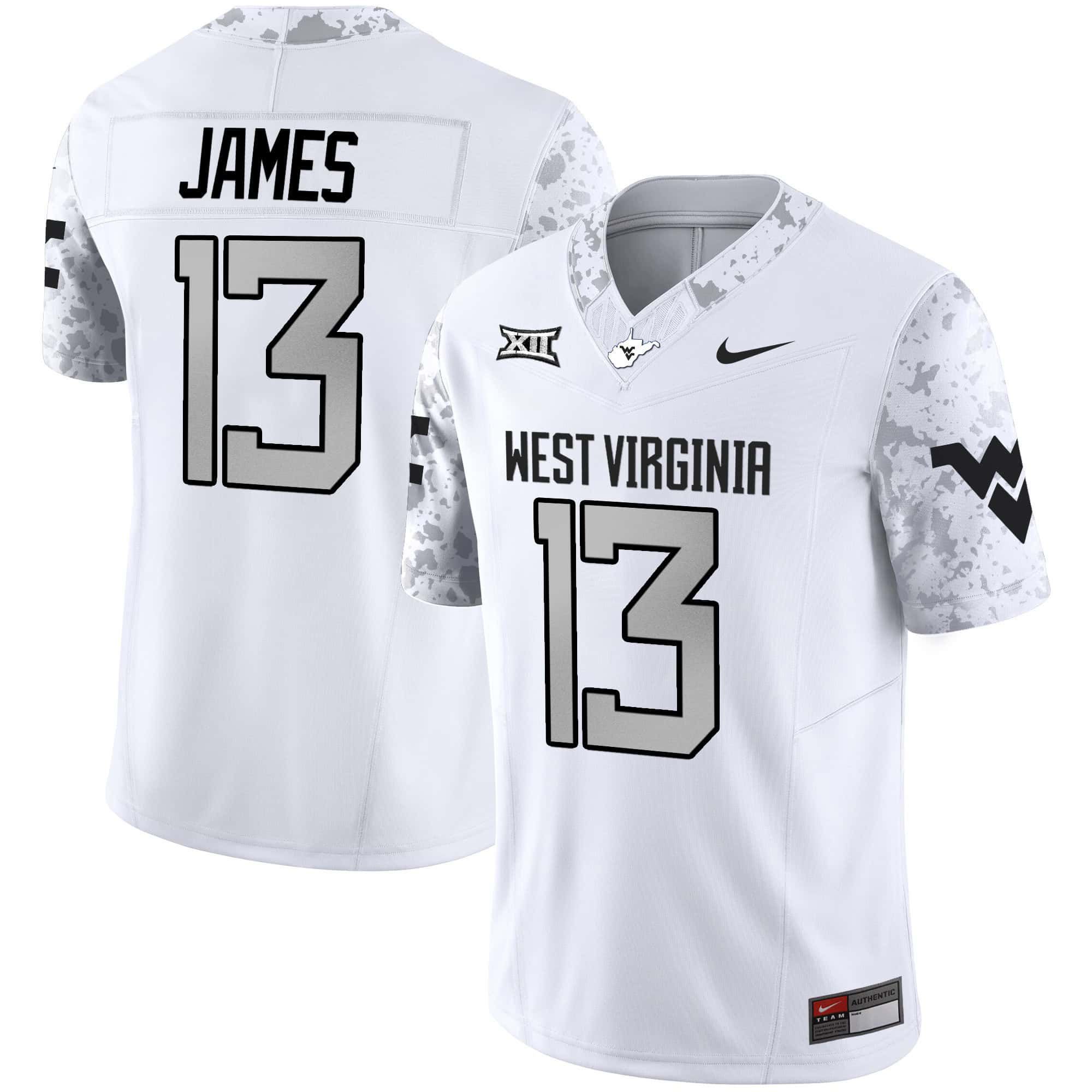 Men West Virginia Mountaineers #13 James White 2024 Nike Vapor Limited NCAA Jersey->indianapolis colts->NFL Jersey
